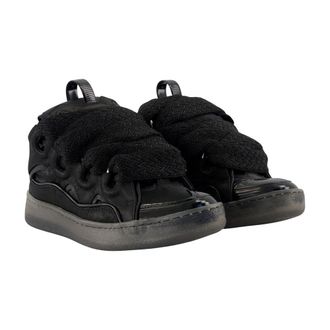 Lanvin Womens Curb Sneaker Black Synthetic