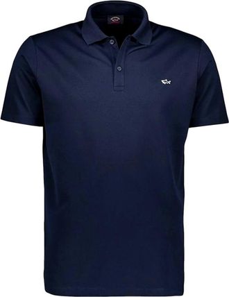 Paul & Shark Cotton Piqu&eacute; Polo - Heren - Polos - Blauw - M - Katoen - Tops