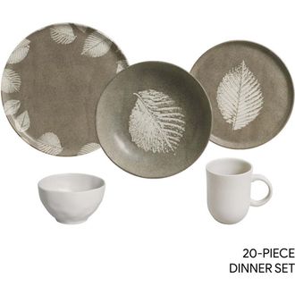 Porto Brasil 20 Pc. Dinnerware Set in Seiva at Nordstrom