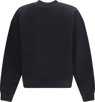 Dsquared2 Mens Cotton Crewneck Sweatshirt With Logo Black Sweatshirts Sweater
