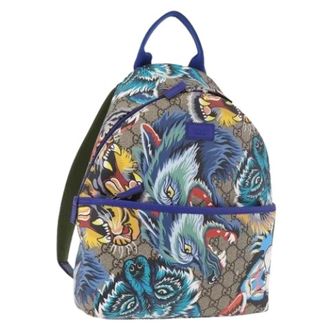 Gucci Zaino Pre-owned in Tela - - Pre-owned - Donna - Multicolore - ONE SIZE