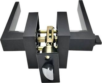 OEM Cerradura De Interior Con Llave, Apta Para Puertas De Madera/aleaci&oacute;n De Aluminio, Material Aluminio/cobre, Color Negro