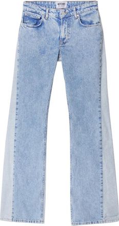 Moschino Laagbouw Flared Jeans in Blauw - Dames - Regular Fit Jeans - Blauw - W30 - Katoen - Jeans