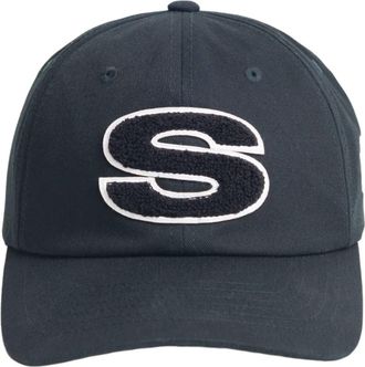 St&uuml;ssy Chenille S Snapback Cap Onyx 1311061-ONYX