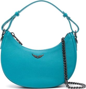 Zadig&Voltaire Moonrock shoulder bag - women - Calf Leather/Cotton - OS - Blue