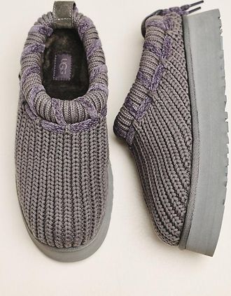 UGG Tazz Whipstitch Knit Slippers