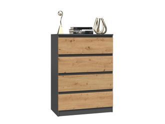 Topeshop C&oacute;moda Malwa M4 70 - Antracita / Artesanal