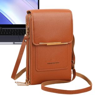 Generic Touchscreen Sling Purse - Small Phone Bag, Mini Shoulder Pack | PU Leather Fashion Carry Organizer, PU Leather Fashion Carry Organizer For Travel Shop