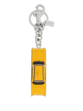 Coach small taxi-motif bag charm - Yellow