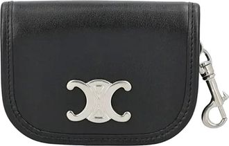 Celine Celine - Sleutelhanger Nano Besace Triomphe - Heren - Accessoires - Zwart - Maat: ONE Size