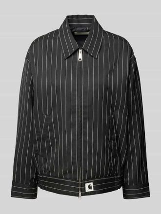 Carhartt Work in Progress Hemdjacke mit Woll-Anteil Modell Seaton in Black, Gr&ouml;&szlig;e XS