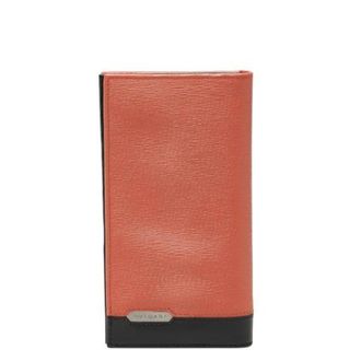 Bulgari Pre-owned Wallets, male, Pink, Size: ONE SIZE Pre-owned Vintage Long Wallet (bi-fold)