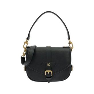 Louis Vuitton Tweedehands leren Louis Vuitton tassen - Dames - Pre-owned - Zwart - Maat: ONE Size Leer