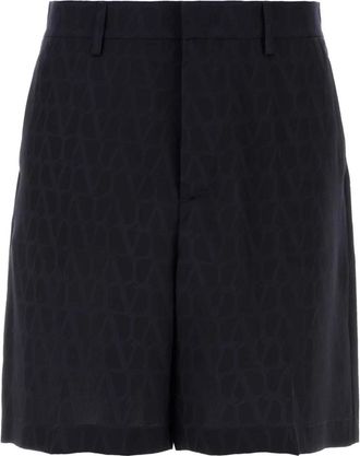 Valentino Garavani Toile Iconographe Bermuda Shorts - Heren - Korte Broeken - Zwart - L - Korte Broeken
