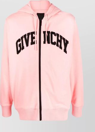 Givenchy faded ribbed hooded sweater