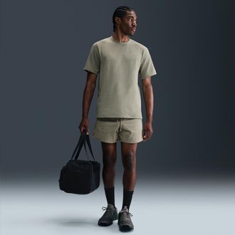 Nike Mens Unlimited Dri-FIT 5 Unlined Seersucker Versatile Shorts in Green | HJ4091-320