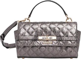 Guess Idra Flap Handtas - Dames - Handtassen - Grijs - ONE Size - Polyester - Tassen