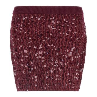 Pinko Pinko, Dames, Rokken, Rood, Maat: XS Viscose