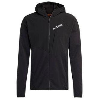 ADIDAS TERREX TRK Hybrid Fleece Kunstfaserjacke f&uuml;r Herren | schwarz