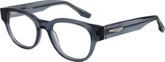 Trussardi Classic Rectangular Glasses Frame - Heren - Brillen - Blauw - ONE Size - Accessoires