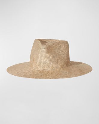 Janessa Leon&eacute; Misha Structured Straw Fedora Hat