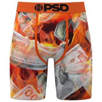 PSD Mens Graphic Briefs - Orange/Black Size XL