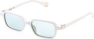 Furla Sfu 971 0847 Zonnebrillen - Dames - Zonnebrillen - Wit - 50 MM - Polyester - Accessoires