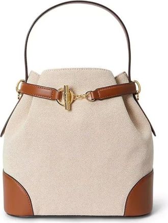 Ralph Lauren Bucket Bags, female, Beige, Size: ONE SIZE Blaike Medium Bucket Bag
