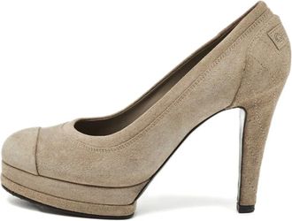 Chanel Pumps in pelle scamosciata - Toni neutri