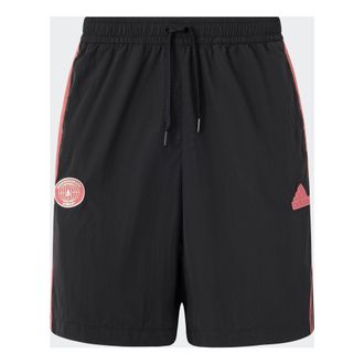 adidas Tiro Woven Shorts Asia Sizing Black Pink JC5764