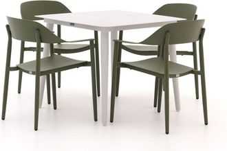 Bellagio la vita attrattiva Bellagio Valli/Sora 90cm dining tuinset 5-delig stapelbaar