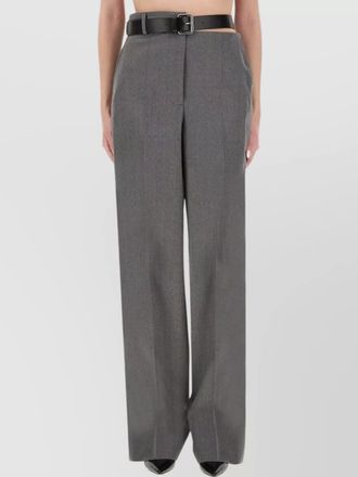 Stella McCartney wide-leg trousers with belt loops and pockets