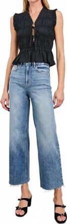 Rails Getty Crop Tradewind Jeans In Blue