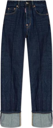Dsquared2 Tomboy Jeans - Dames - Regular Fit Jeans - Blauw - S - Denim - Jeans