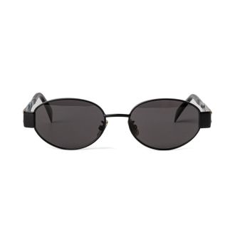 Celine Round Frame Sunglasses - Black