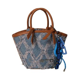 Custo Barcelona Handtas met handvat - Dames - Tassen - Blauw - Maat: ONE Size Leer
