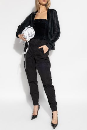 Diesel Sweatshirt F-ELY-Q1, Womens, Black