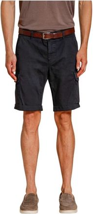 Mason's Chile Cargo Bermuda - Heren - Korte Broeken - Blauw - S - Katoen - Korte Broeken