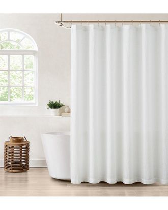 Brooklyn Loom Flax Linen Shower Curtain