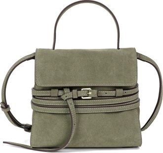 Tiffany & Fred Luxury Suede Convertible Messenger Bag