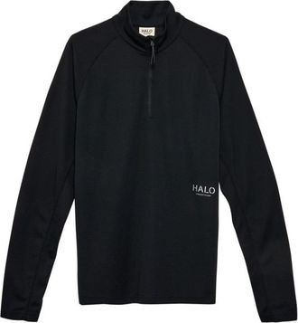 Halo Halo Sorona Half Zip Longsleeve - Unisex | schwarz