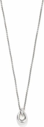 Brighton Womens Meridian Orbit Necklace In Silver