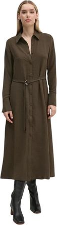 Desigual Washington - Dames - Shirt Kleedjes - Groen - S - Polyester - Kleedjes