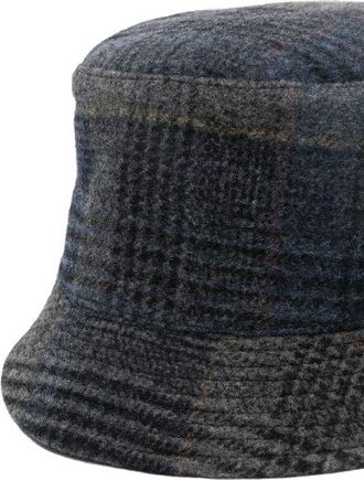 Fedeli Womens Gorro De Lana Virgen Con Cuadros Escoceses Aw22 M