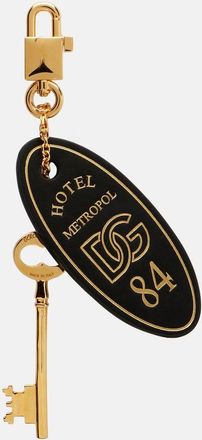 Dolce & Gabbana Leather-trimmed bag charm