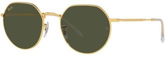 Ray-Ban Jack Zonnebril - Heren - Zonnebrillen - Geel - 53 MM - Accessoires