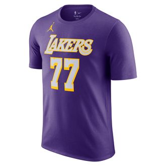 Nike Los Angeles Lakers Essentials Nike Mens NBA Statement T-Shirt in Purple | HV6272-505