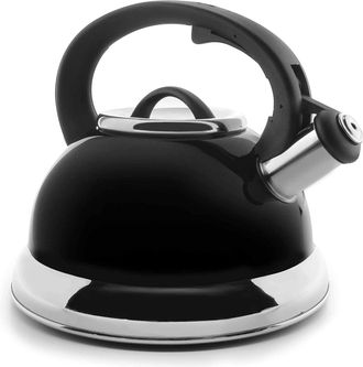 Lacor 68644 - Hervidor Silvante 2,5 Litros - Negro. Apto Para Cocina De Inducci&oacute;n