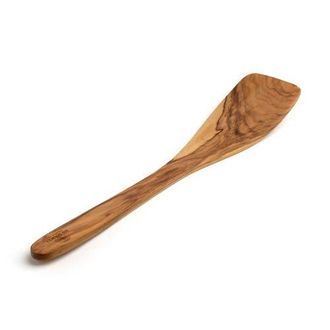 B&eacute;rard Handcrafted Olive Wood 12 Inch Curved Spatula in Brown at Nordstrom