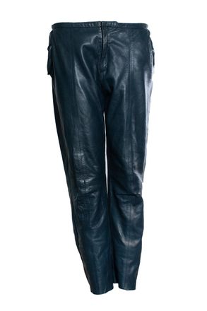 Forte_Forte Forte Forte, emerald green leather pantalon